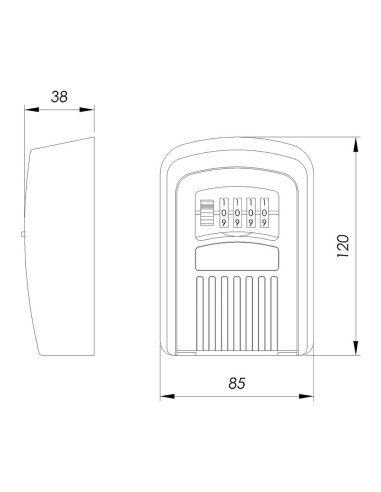 Guardallaves de pared g1 ifam