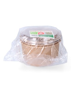 Envase de cartón biodegradable redondo para ensalada con tapa 1000cc (3 unid.) 2