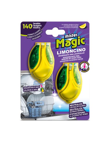 Ambientador para lavavajillas limoncito (140 lavados)