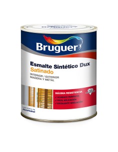 Esmalte sintetico dux negro satinado 0,75l bruguer