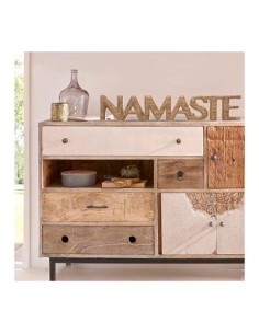 'namaste' decorativo madera de mango 54x3,5x10cm 2