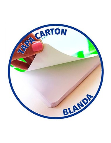 Cuaderno de tapa blanda enri espiral din a5...