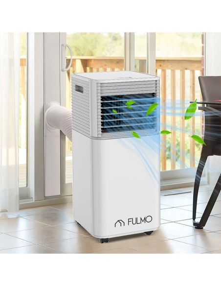 Aire acondicionado portátil solo frio 7000btu/hora 800w fulmo