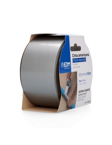 Cinta multiuso americana 10m x 50mm plata