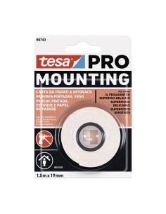 Cinta doble cara mounting pro pared pintada 1.5 m x 19 mm