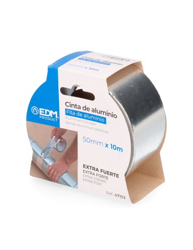 Cinta multiuso de aluminio 10m x 50mm