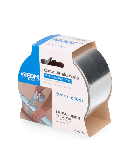 Cinta multiuso de aluminio 10m x 50mm