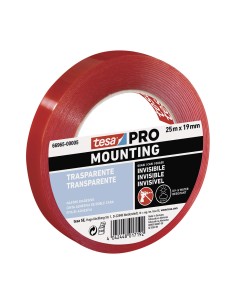 Cinta doble cara mounting pro transparente 25 m x 19 mm