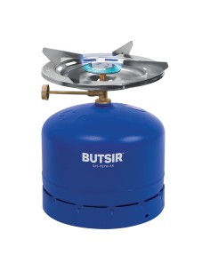 Fogón de camping destroyer botella azul ø23 x 7 cm