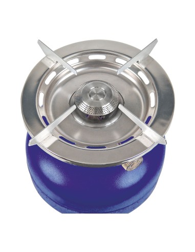 Fogón de camping destroyer botella azul ø23 x 7 cm