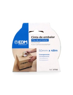 Cinta de embalar transparente 48 micras 48m x 50mm 2
