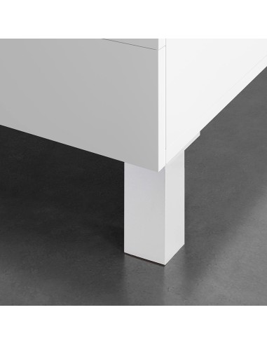 Pata esquinera cuadrada de abs en color...