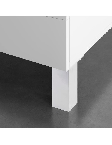 Pata esquinera cuadrada de abs en color...