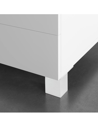 Pata esquinera cuadrada de abs en color...