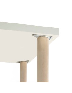 Blister con 4 pletinas de fijación fabricadas acero para patas de métrica m8 color niquelado zincado mod. 484. altura 7mm rei 2