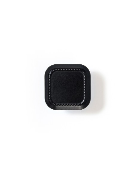 Blister con 4 pomos metálicos para mueble, con acabado negro mate mod. 3120 30x30mm rei