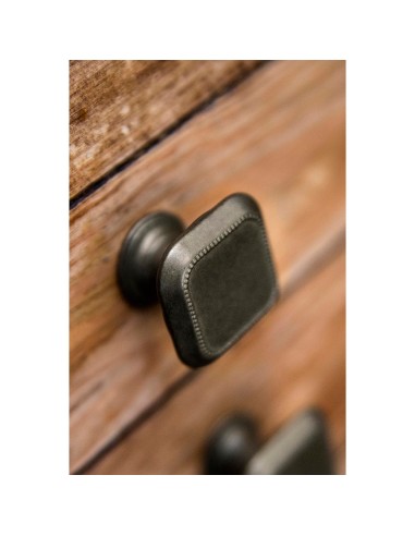 Blister con 4 pomos metálicos para mueble, con...