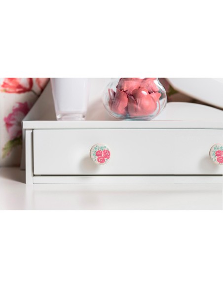 Blister con 4 pomos redondos para mueble fabricado en zamak estilo decorativo mod. m4 ø33mm rei