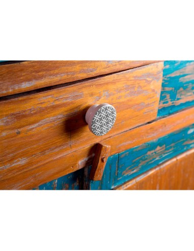 Blister con 4 pomos redondos para mueble...