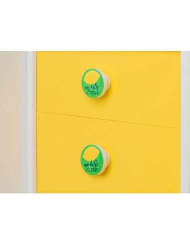 Blister con 4 pomos redondos para mueble...