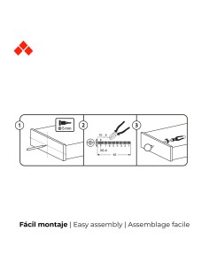 Blister con 4 pomos redondos para mueble fabricado en madera acabado decorativo mod. m3 ø38mm rei 2