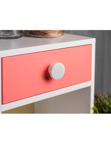 Blister con 4 pomos redondos para mueble...