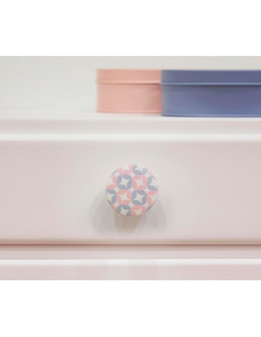 Blister con 4 pomos redondos para mueble...