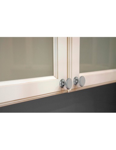 Blister con 4 pomos redondos para mueble...