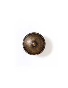 Blister con 4 pomos redondos para mueble fabricado en zamak acabado cuero viejo mod. 3121 ø30mm rei 2