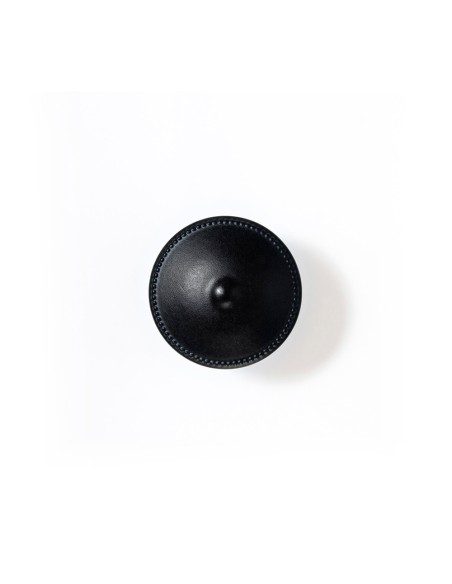 Blister con 4 pomos redondos para mueble fabricado en zamak acabado negro mate mod. 3121 ø30mm rei