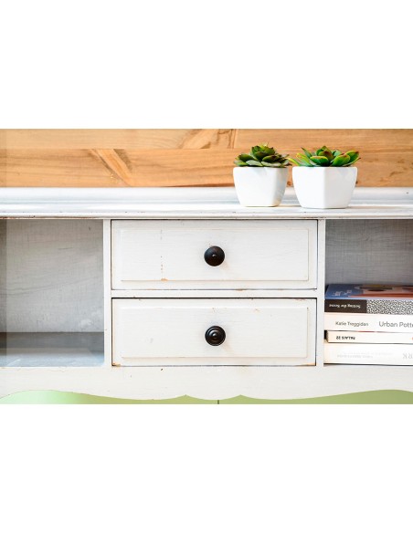 Blister con 4 pomos redondos para mueble fabricado en zamak acabado negro mate mod. 3121 ø30mm rei