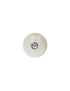 Blister con 4 pomos redondos para mueble fabricado en porcelana acabado blanco mod. e509 ø40mm rei 2