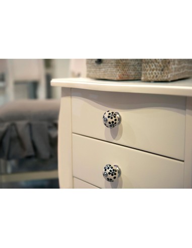 Blister con 4 pomos redondos para mueble...