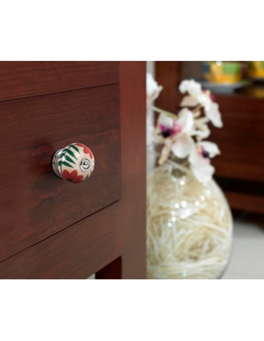 Blister con 4 pomos redondos para mueble...