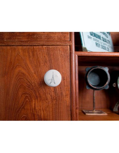 Blister con 4 pomos redondos para mueble...