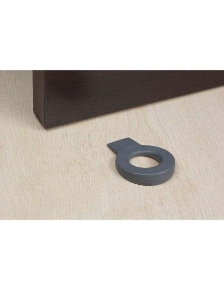 Retenedor de cuña para puerta colgable lock mod. 660 de plástico antracita. rei