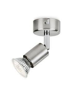 Foco 1 elemento limbali gu10 (bombilla no incluida) color cromo mate ø 8 x 13 cm 2