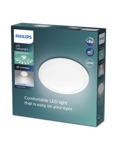 Plafón led circular cinnabar 20 w 4000 k 2000 lm ø40,4 x 10,6 cm 2