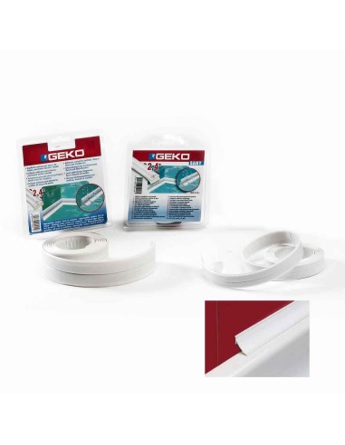 Sellador adhesivo para lavabos blanco 22mm x 2,4m