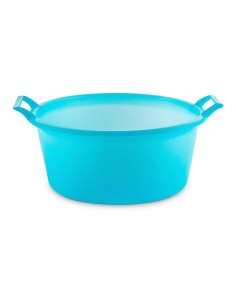 Barreño redondo azul ø33 x 16 cm 7l