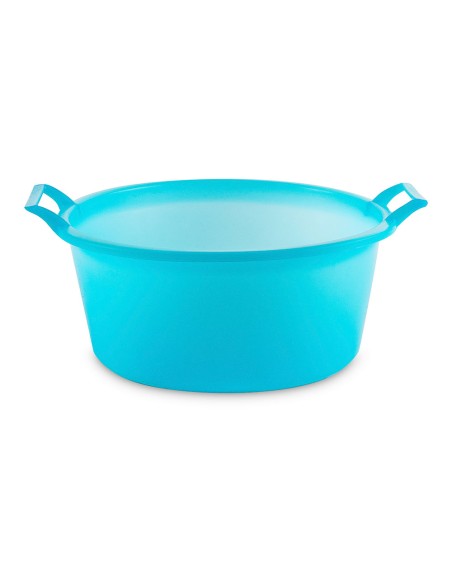 Barreño redondo azul ø33 x 16 cm 7l