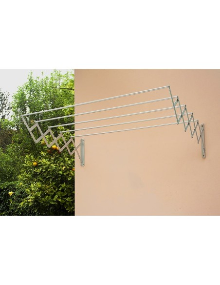 Tendedero de aluminio, tendido 120 cm