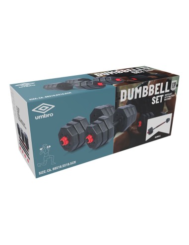 Juego de mancuernas extensible 19 piezas