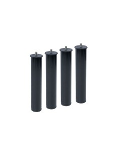 Juego 4 patas canape pt26 ø50 x 270 mm sin rueda, negro 96406 micel 2