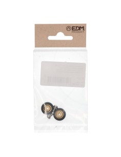 Blister con 2 rodamientos para mampara rd1 ø16mm ne 91796 edm