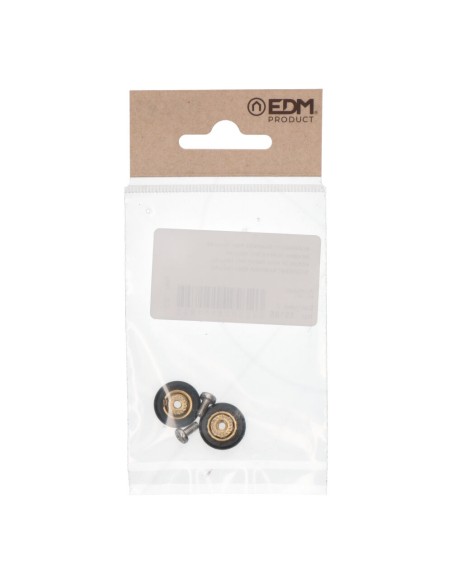 Blister con 2 rodamientos para mampara rd1 ø16mm ne 91796 edm