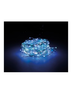 Guirnalda micro led extra dense colores pastel parpadeante 14m 567 leds cable plata