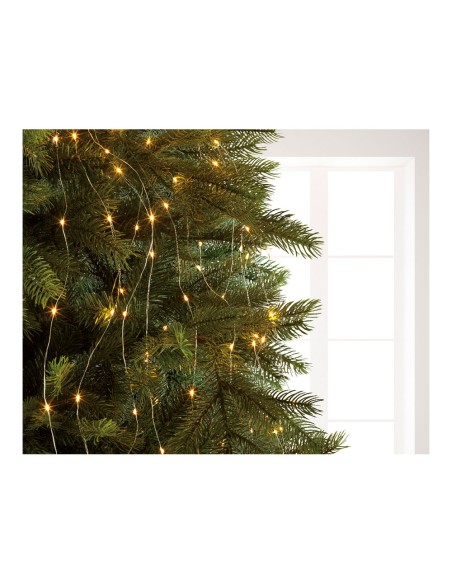 Guirnalda micro led 640 leds luz calida fija 6,90m