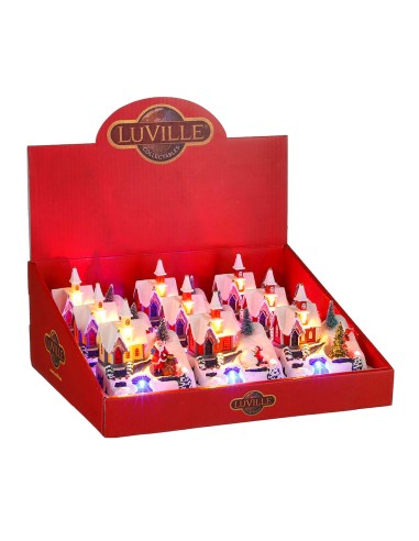 Escena navideña iglesia modelos surtidos