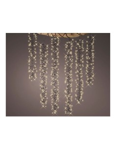 Cortina cascada ideal para árboles con 8 funciones 200cm 480 leds